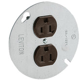 Leviton 5042 Side Wired 15Amp 125V 4" Duplex Receptacle Cover